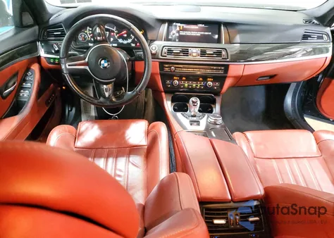 2015 BMW M5 from USA, damaged, VIN WBSFV9C55FD594702